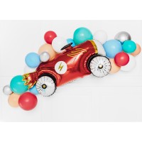 Folieballon Rode Auto (111 x 63cm)