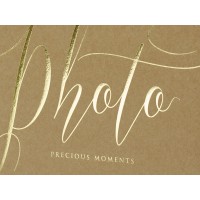 Gastenboek Naturel Precious Moments (20 x 24,5 cm)