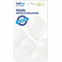 Standaard Ballon Metallic Wit (Pearl 070 D11/30cm)