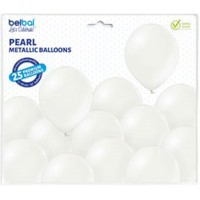 Ballon Standard Blanc Métallisé (Pearl 070 D11/30cm)