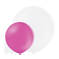 Grote ballon (60cm) roze (rose)