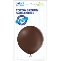 Grote ballon (60cm) chocolade bruin (cacoa brown)
