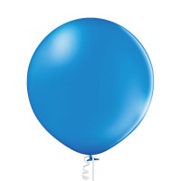 Grote ballon (60cm) midden blauw (mid blue)