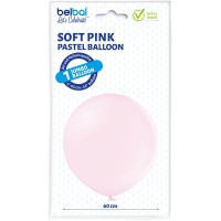 Grote ballon (60cm) zacht roze (soft pink)