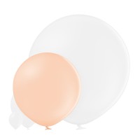 Grote ballon (60cm) zacht zalm roze (peach cream)