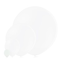 Mini ballonnen-D5- 002 White (25pcs)