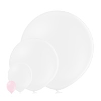 Mini ballonnen (12cm) 454 Soft roze (25st)