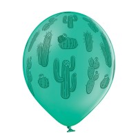 Standaard Ballonnen (30cm) - Cactus - 6 stuks ass.