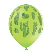 Standaard ballonnen-D11- Cactus (6st assorted)