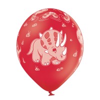 Ballons Standards (30cm) - Dinosaures - 6 pcs. ass.