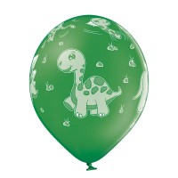 Standaard Ballonnen (30cm) - Dinosaurussen - 6 stuks ass.