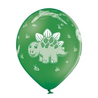 Ballons Standards (30cm) - Dinosaures - 6 pcs. ass.