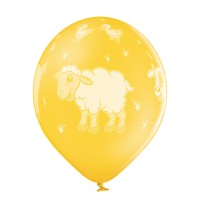 Ballons Standards (30cm) - Animaux de Ferme - 6 pcs. ass.