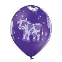 Standaard ballonnen-D11- Farm Animals (6st assorted)