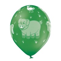 Ballons Standards (30cm) - Animaux de Ferme - 6 pcs. ass.