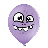 Ballons Standards (30cm) - Funny Monsters   - 6 pcs. ass.