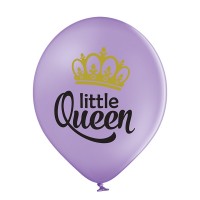 Standaard ballonnen-D11- Little Queen (6st assorted)