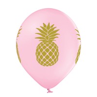 Standaard ballonnen-D11- Pineapple (6st assorted)