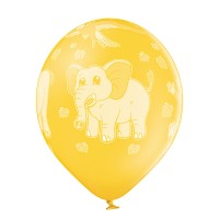 Standaard Ballonnen (30cm) - Zoodieren - 6 stuks ass.