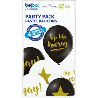 Ballons Standards (30cm) - Party Pack - 6 pcs. ass.