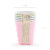 Pastelove Cups, mix, 180 ml (1 pkt / 6 pc.)
