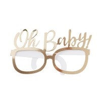 Set 8 Brillen 'Oh Baby!' gold
