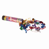 Party Popper Streamers Multicolour - 4 Stuks (10,5cm)