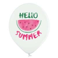 Standaard ballonnen-D11- Hello Summer (6st assorted)