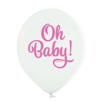 Ballons Standards (30cm) - Oh Baby Fille - 6 pcs. ass.