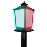 Streetlight with guide boards, light & sound (180cm)