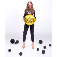 Folieballon "30th Birthday" Goud (45cm)