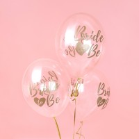 Ballon Standard (28cm) Bride to Be crystal clear (6st)