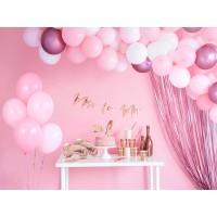 Party gordijn background licht roze (90x250cm)
