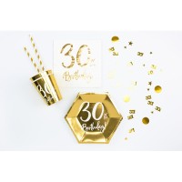 Tafelconfetti 30 jaar Goud (15g)