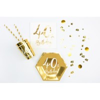 Tafelconfetti 40 jaar goud (15gr)