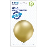 Grote ballon (60cm) chroom goud (glossy gold)