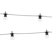 LED Guirlande de Lumières Rétro Noir (5m)