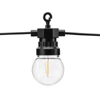 LED retro lichtslinger zwart (5m)