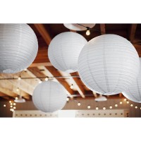Balloon Paper Lantern White (35cm)