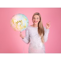 Folieballon Gender Reveal Boy or Girl (35cm)