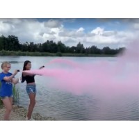 Gender Reveal Mini Powder Blower Pink - Girl (B)