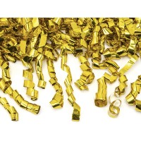 Party Popper/Confetti Kanon Streamers/Serpentine Goud (80cm)
