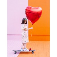 Folieballon Herz Rot (73cm)