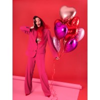 Ballon Aluminium Coeur Rouge (43cm)