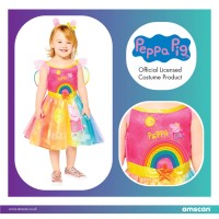 Peppa Pig Rainbow Dress Girl Costume
