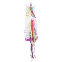 Piñata Eenhoorn Wit (47x39cm)