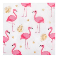 Servetten Papier Flamingo - 20 stuks (33x33cm)