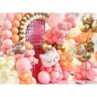 Tinsel curtain baby pink H200xB100cm