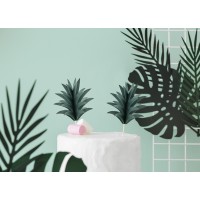 Decoratieset Aloha - Tropische Bladeren, Groen - 21 stuks