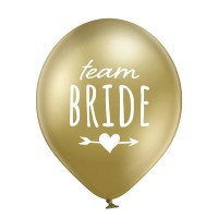 Standaard ballonnen-D11- Glossy Bride to be (6st assorted)